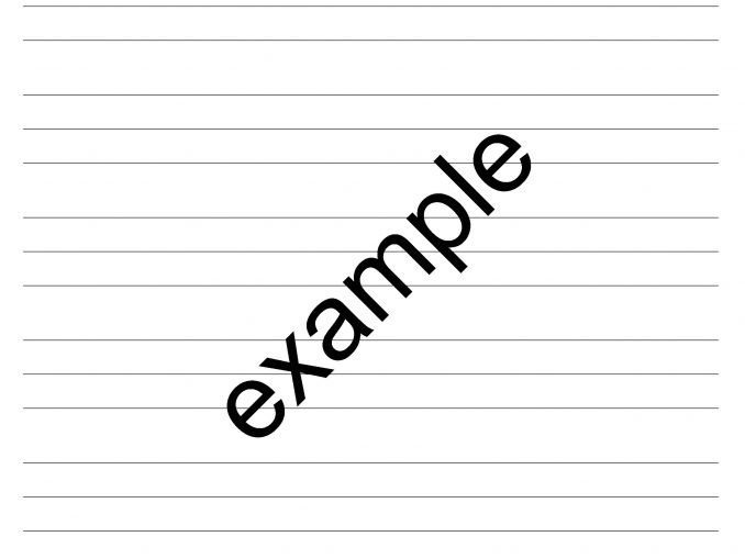 กระดาษเส้นบรรทัด แจกฟรี