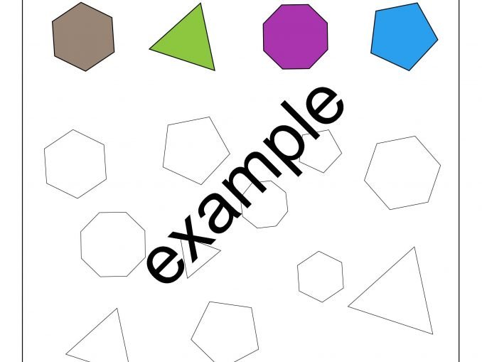 แบบฝึกหัดเรื่องรูปทรง รูปทรง